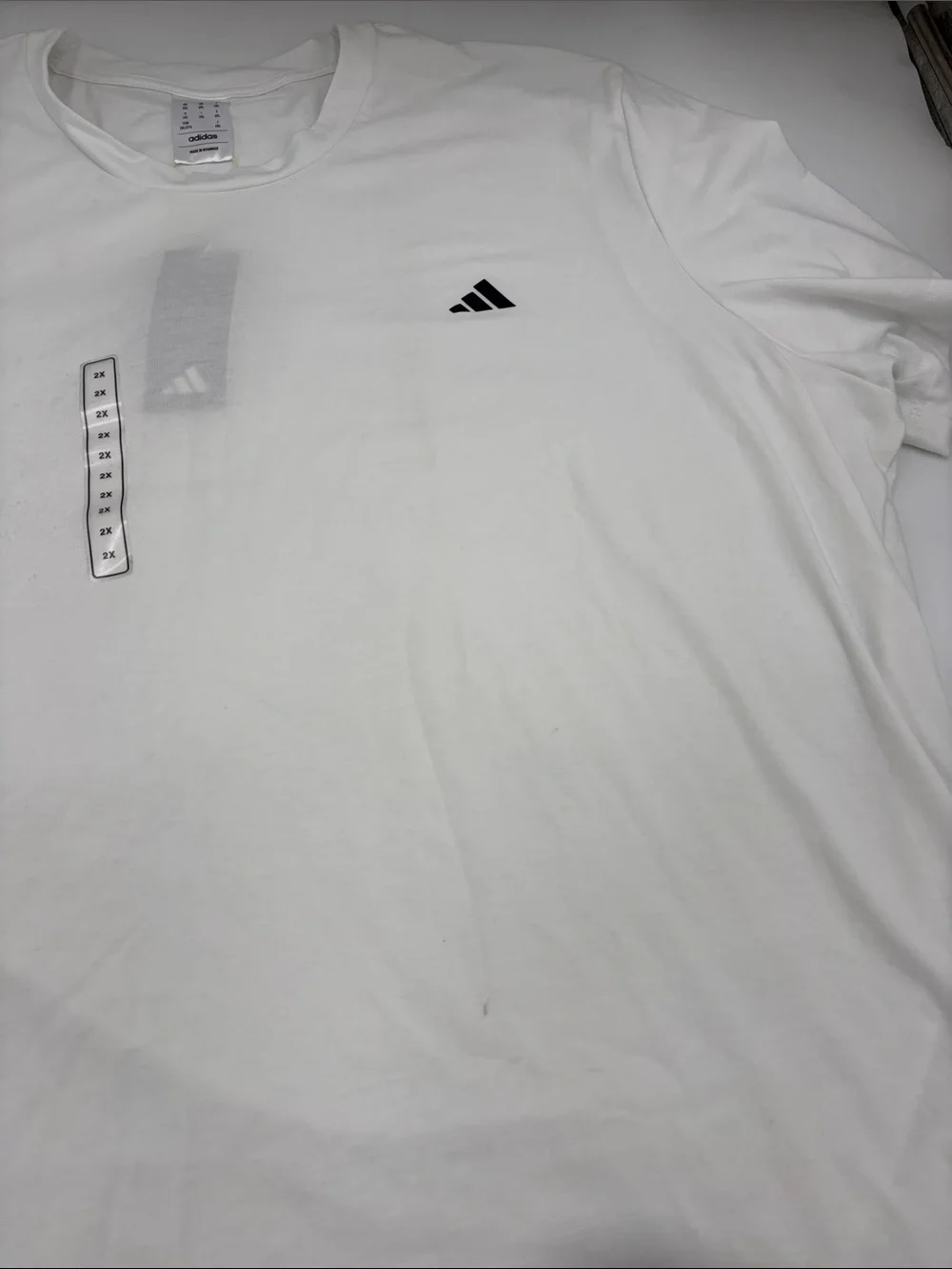 Adidas Axis 3.0 Tech Training Short-Sleeve T-Shirt in White
